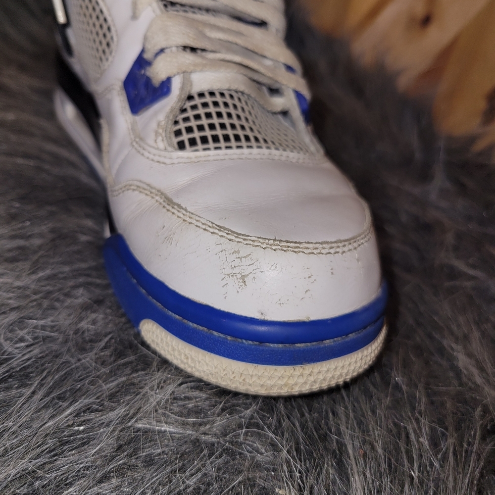 Jordan Kids Sneakers White Blue Black - Picture 7 of 14